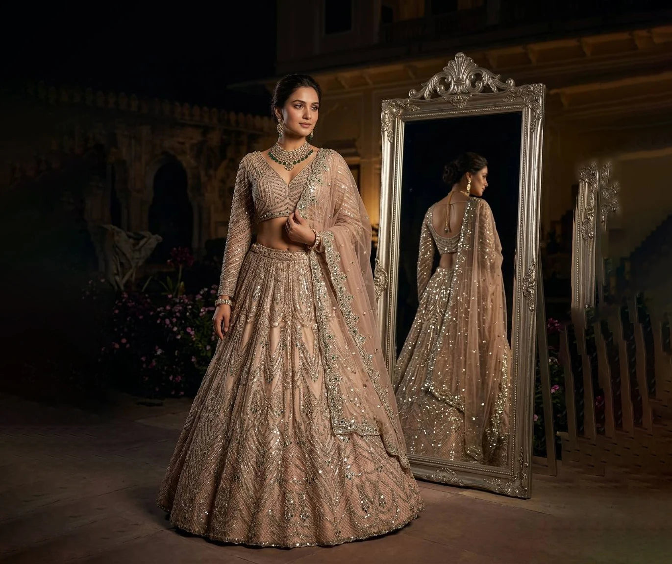 Exclusive Designer Traditional Style Lehenga Choli Womens Indian Party Wear for Weddings Bridal Party Bollywood Fully Stitched