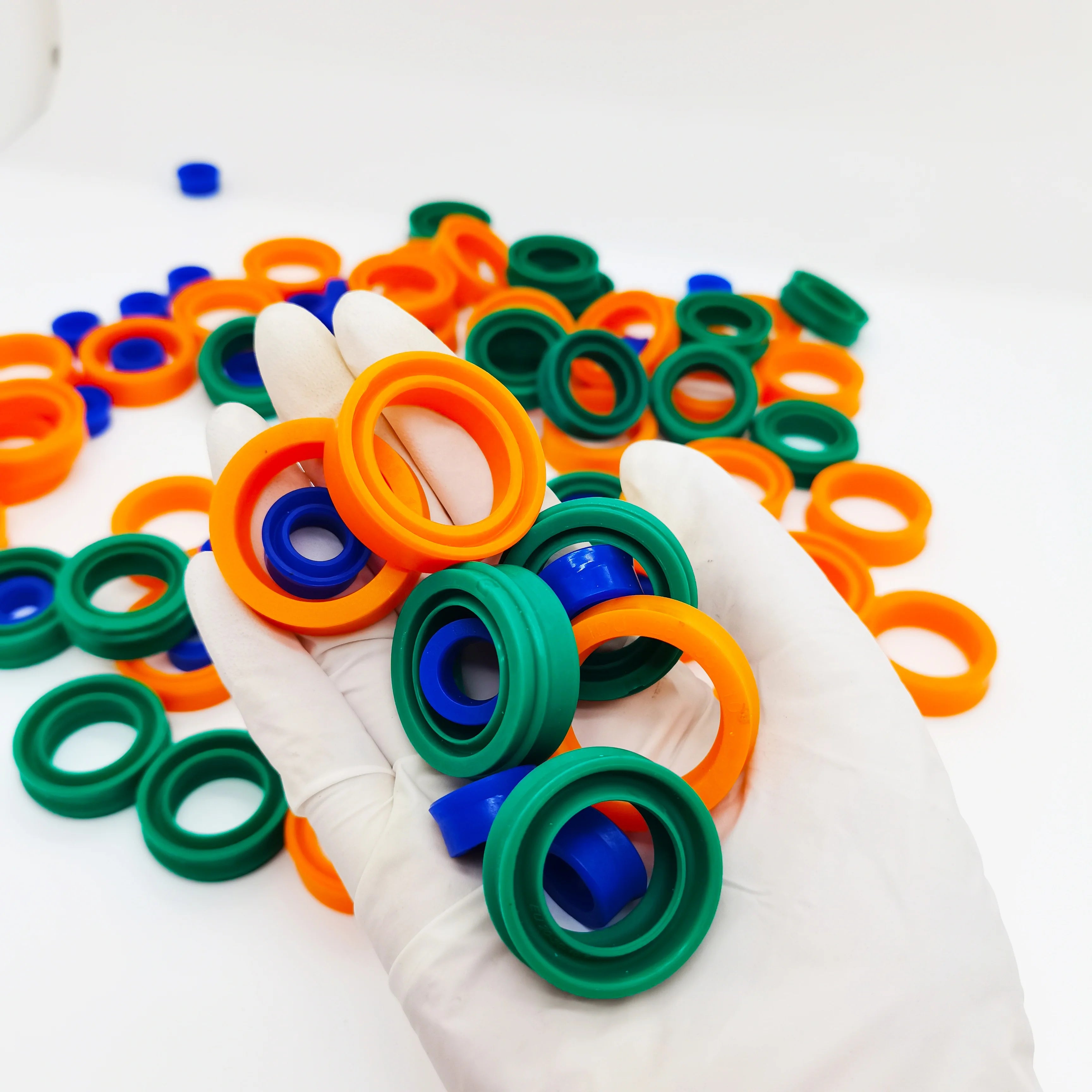 CFNAK High Pressure Bidirectional Polyurethane Piston Seal Hydraulic Cylinder Oil Seal-UN UHS IDI BA BS TPU Polyurethane Seal