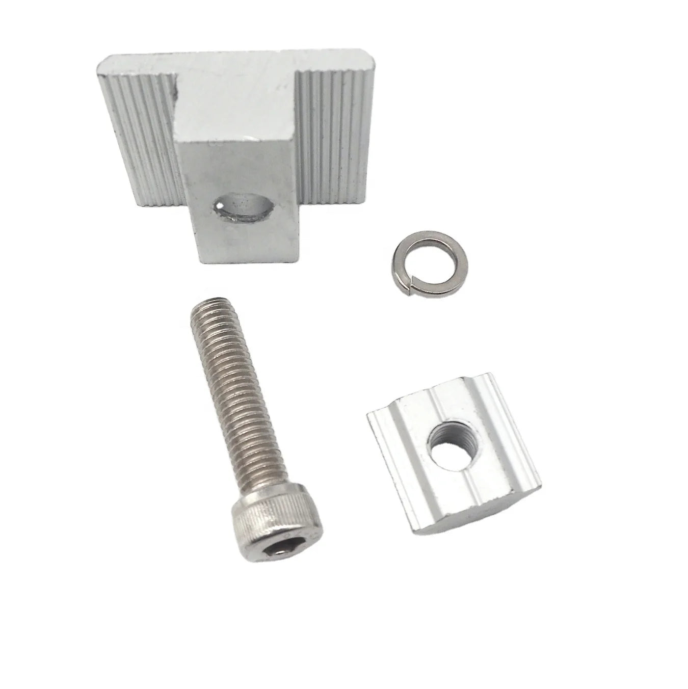 AL6005-T5 Metal Roof Stand Seam Panel Clamp Industrial Anodized EPR-EC Solar System Black Natural EmperySolar 15-Year Warranty