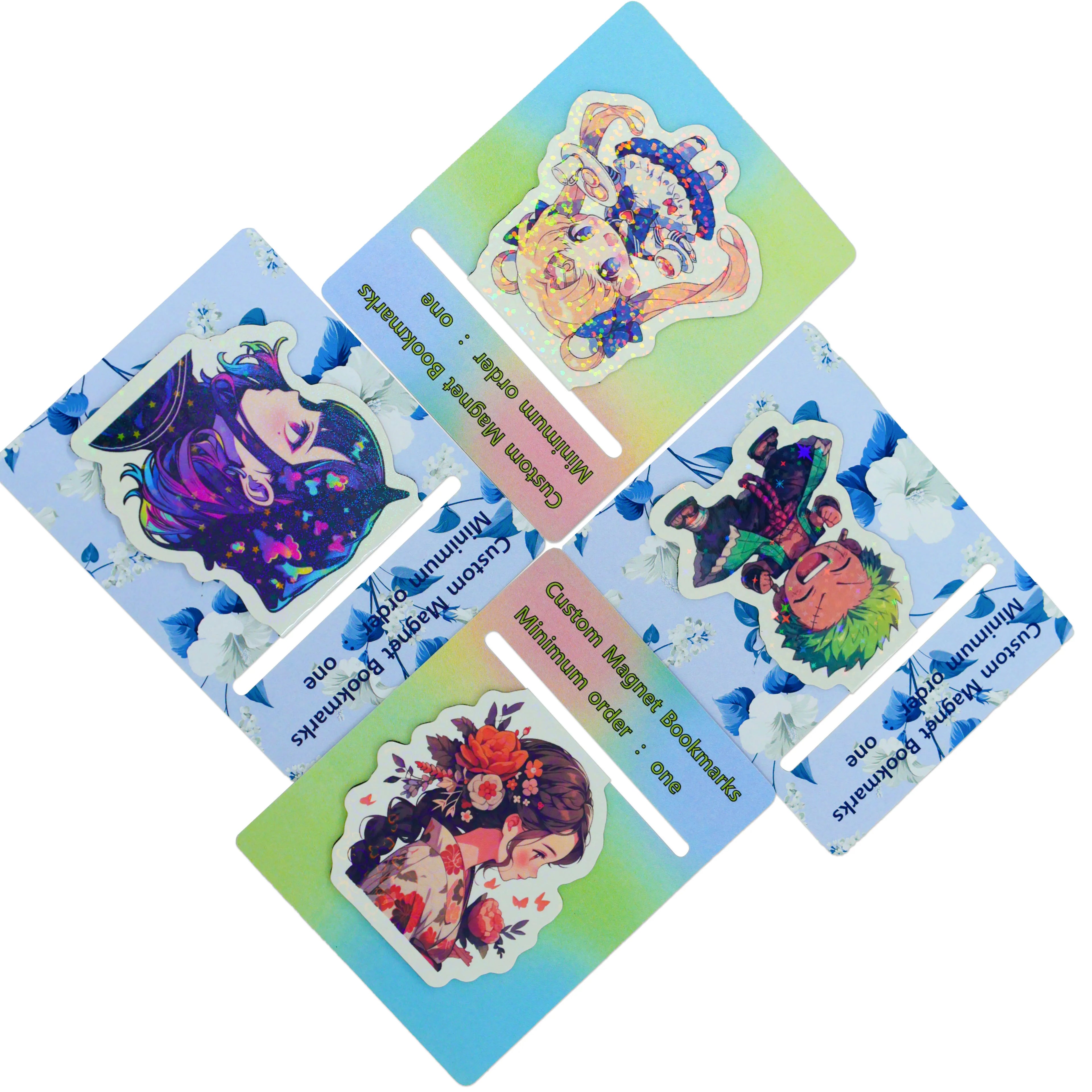 Custom Soft Magnetic Bookmarks Custom Design Magnetic Bookmarks Custom Foldable Bookmarks