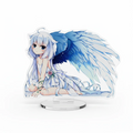 Wholesale Hologram Rainbow Shaker Acrylic Standee Printing Cartoon Anime Plastic Clear Acrylic Stand Keychains