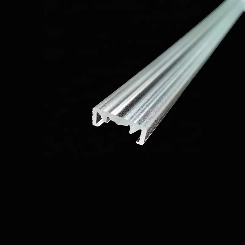 Bespoke Plastic Profiles LED Lens Linear Lens Cover Lampshade Led Optical Glass OEM PMMA Hex Led Light for Led Linear Profiles