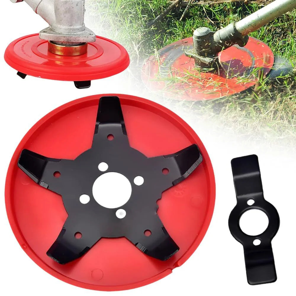 Metal Grass Trimmer Head Universal Brush Cutter Blade Trimmer Head Paddy Field Dry Land Lawn Mower Accessories MegaBDM
