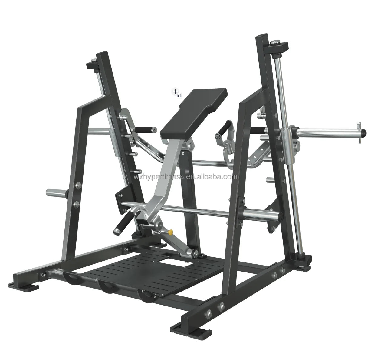 Commercial Grade Steel Rowing Machine Gym Fitness Equipment with 4T Capacity for Core Muscle and Comprehensive Training