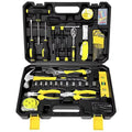 98pcs Household Hand Tool Kit for Home Repairs with Socket Set Screwdrivers Wrench Ratchet Wrench Hammer Pliers Knife MegaBDM