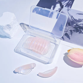 Korean Glueless Lash Lift shields Private Logo 8 Pairs Sea Shell Lash Lift Pads New Silicone Super Sticky Jelly Lash Lift Rods