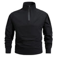 Bangladesh China Factory Price Custom Logo Embroidery Spring Autumn Elastic Quick-Drying Stand Collar with Pockets Sweatshirt