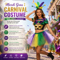 2 Piece Set Stage Performance Costume Festival Parade Wear Wholesale Women Carnival Costume Sequin Feather Dance Outfit MegaBDM