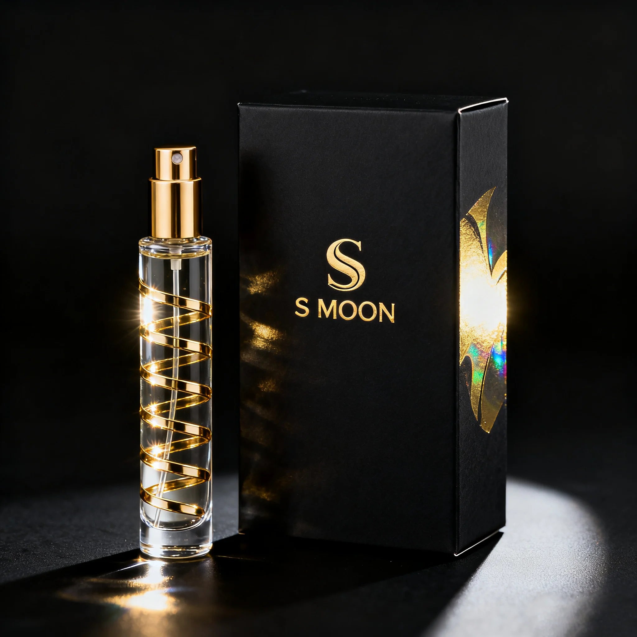 Small Perfume Bottle Screw Neck Clear Refillable Perfume Spray Glass Bottle 10 Ml Perfume Bottle With Box