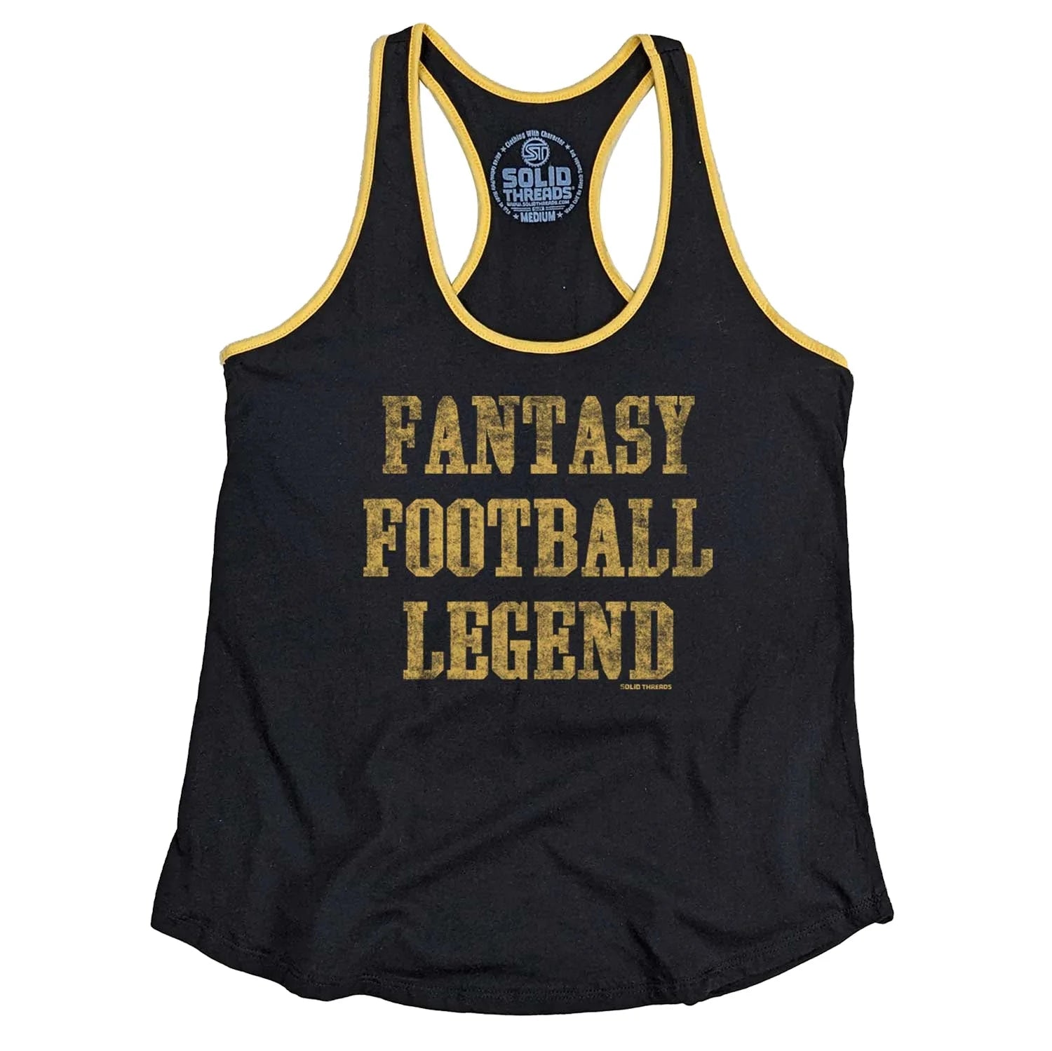Women's Casual Short Length Crew Neck Embroidery Sequins Appliques Sustainable 100% Cotton 160 GSM Jersey Tank Top