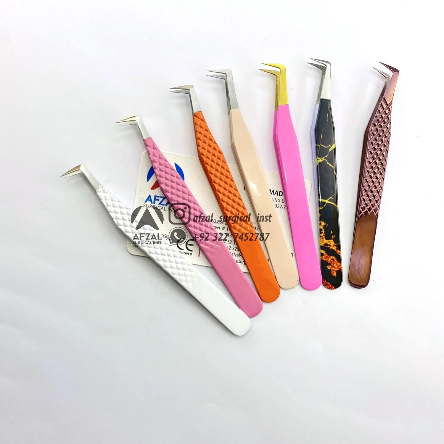 sustainable 2025 Lash Tweezer Gold Plated Tip With Color Coated Sustainable Stainless Steel Eyelash Extension Tweezers