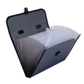 The Best 26 Pocket Expanding File Organiser Document Paper Folder Storage Holder with Snap Lock Clip and Carry Handle