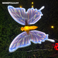 New Release 2026 Outdoor IP65 Waterproof DC 12V Blue LED Christmas Wedding Decoration Garden Lights Dynamic Butterfly Wings