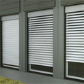 AS2047 CE ISO9001 ISO14001 TOMA Roller Shutter Extruded Double Layer Slat Mono-block Window with Net Sliding Window Casement