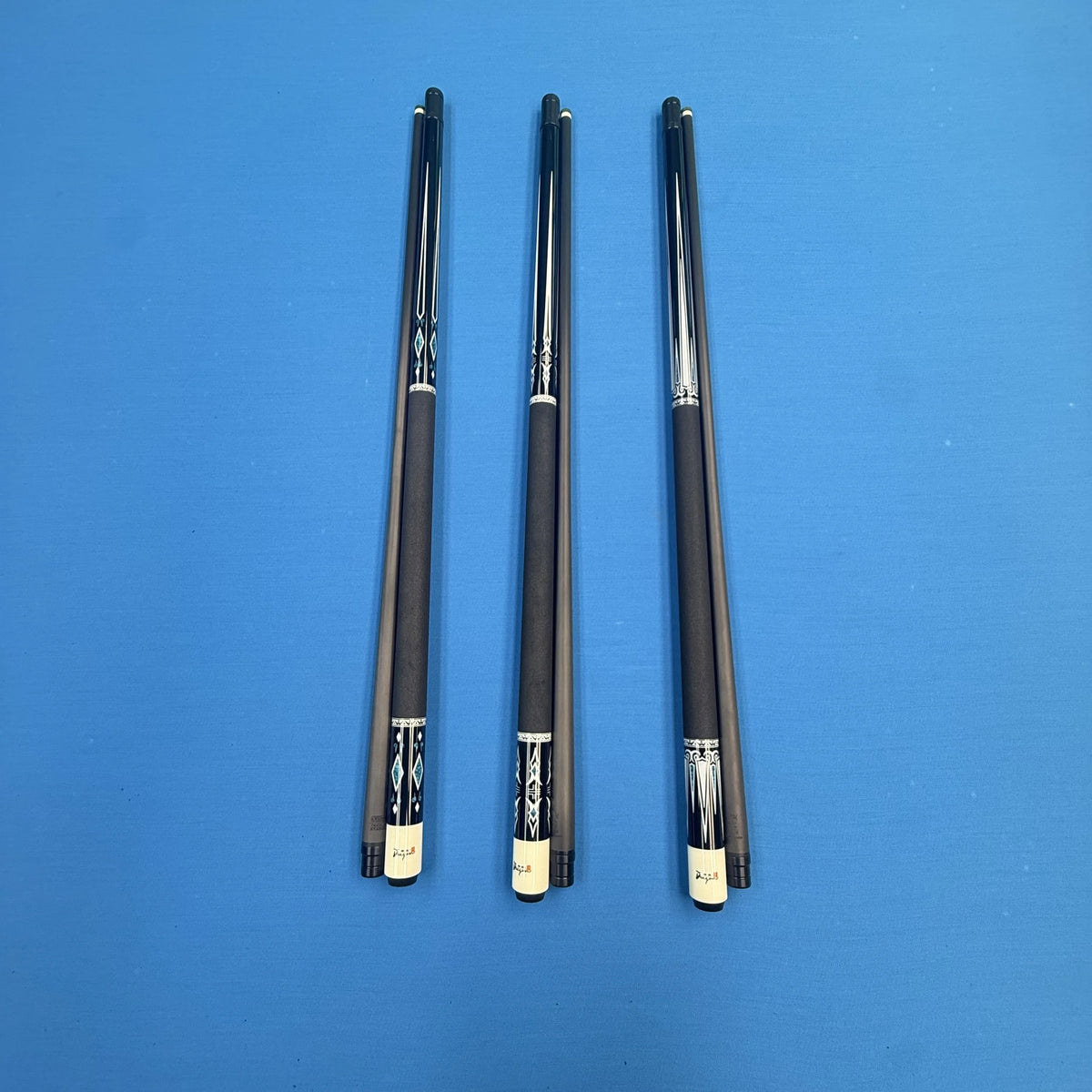 Premium Pure Carbon Fiber 58 Inch Pool Cue Stainless Steel Radial Pool Cue 11mm-12.5mm12.5mm MegaBDM