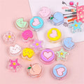 Diy Acrylic Beads Transparent Candy Color Pastel Beads for Jewelry Making Bracelet Phone Lanyard Wrist Strap Decorations