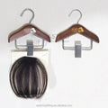 10 cm Single Tier Custom Logo Mini Wooden Hair Extension Hanger for Wardrobe Display