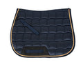 Different Color Printed Leather Dressage Saddle Pad with Fabric Lining All-Purpose Horse Riding Saddle Pad Wholesale