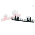 High-end ABS Plastic Black Wig Display Rack Wall Hair Extension Holder for Salon