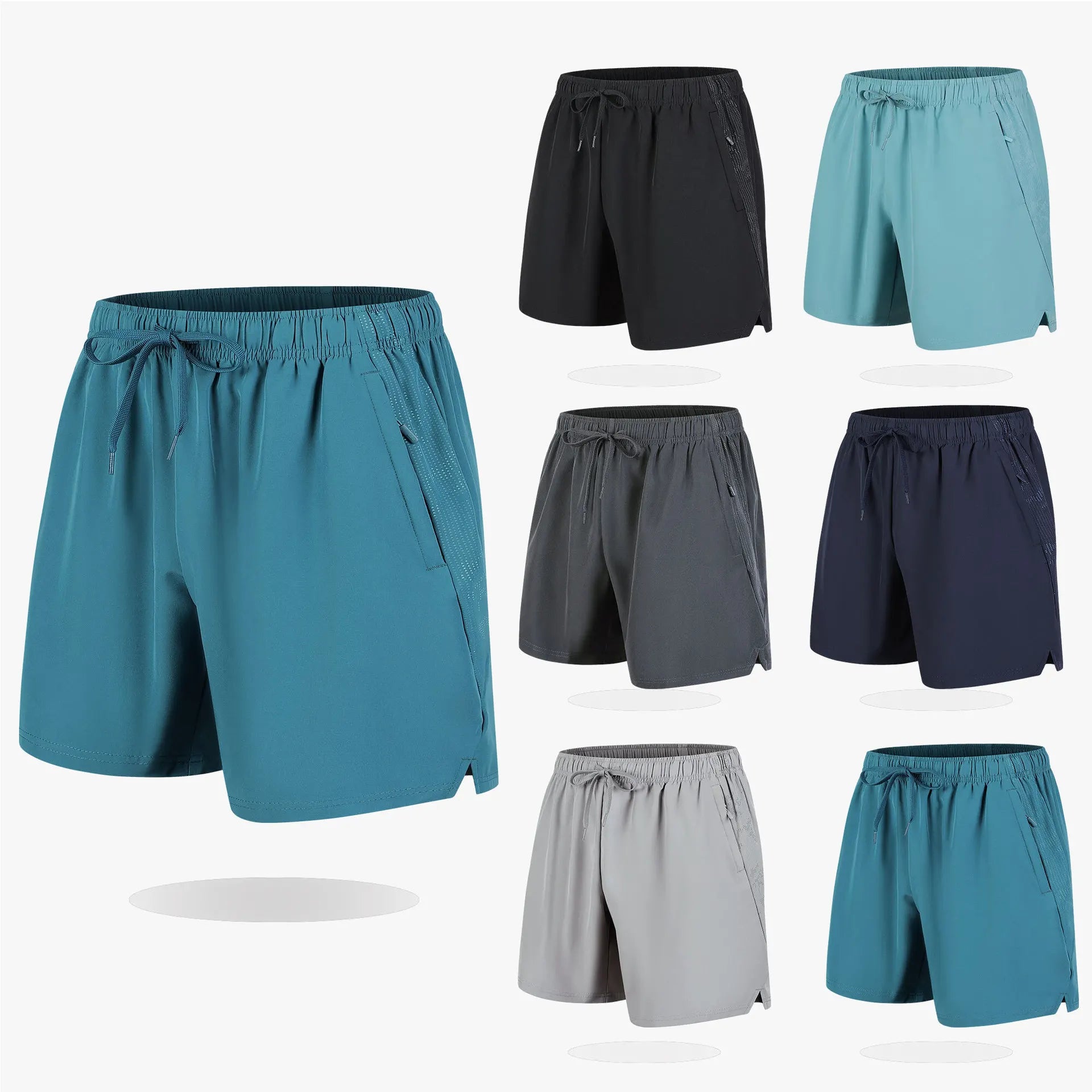 OEM Mens Quick Dry Loose Five Point Pants Thin Cross Border Ice Silk Pants Sports Casual Versatile Shorts High Elastic Shorts