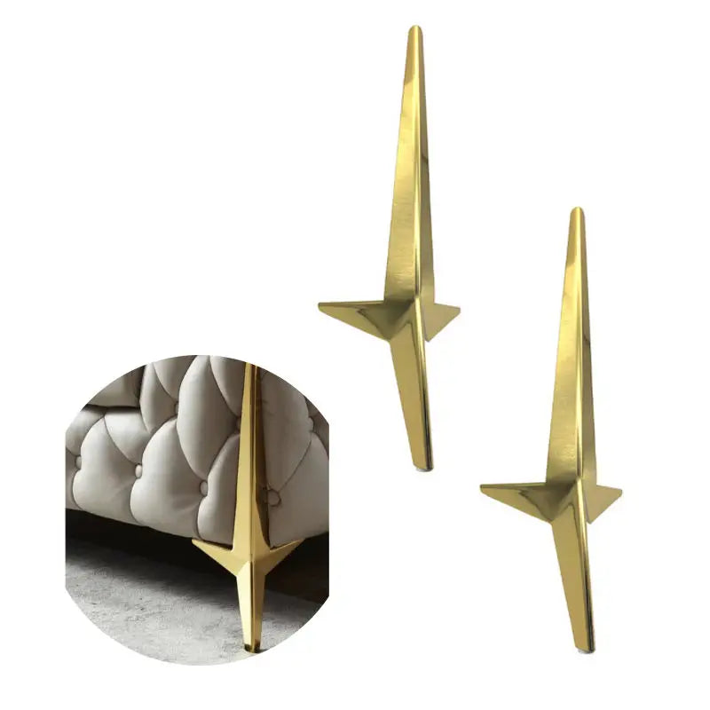 Welltop Modern Metal Telescopic Electric Table Legs Golden Black Silver for Bedroom and Home Office Dining Room Vt-03.071