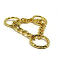 Stainless Steel Yellow Gold Plated Martingale Chain for 1 Inch Strap Collar-Wholesale