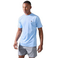 Wholesale Custom Logo Men's T-Shirts 90% Polyester 10% Elastane Long Gym Workout Athletic Wear Solid Pattern Cheap Athletic Tees