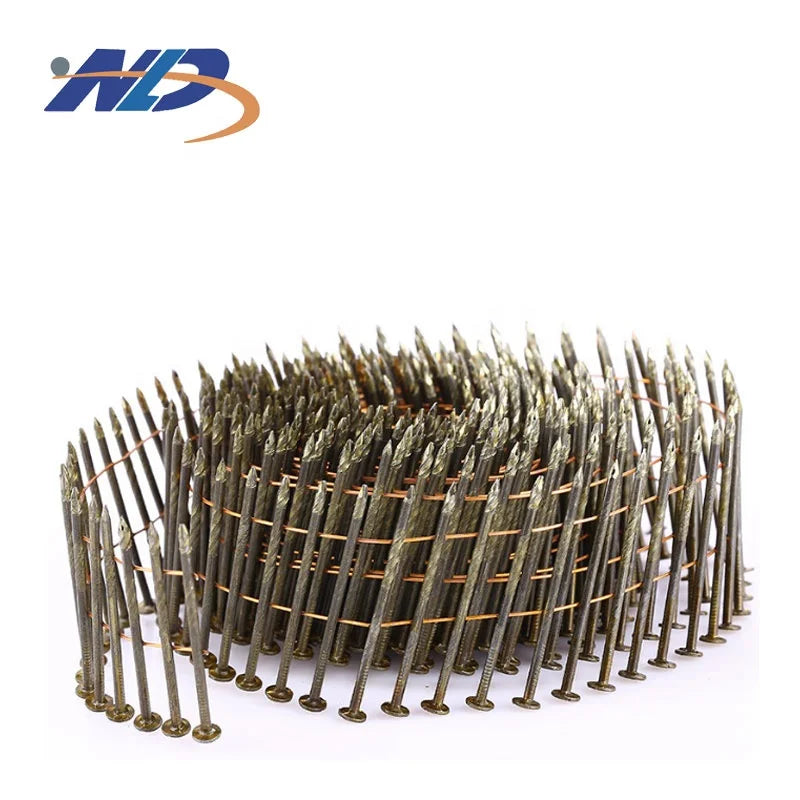 Factory Stock Foot Pier Wooden Tray Small Ring Pattern 60 70 Screw Pneumatic 50 Thread Roll Coil Nails