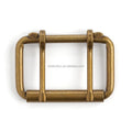 Factory Heavy Duty Two Prong Roller Buckle Double Pin Buckles for  Belt Leathercraft