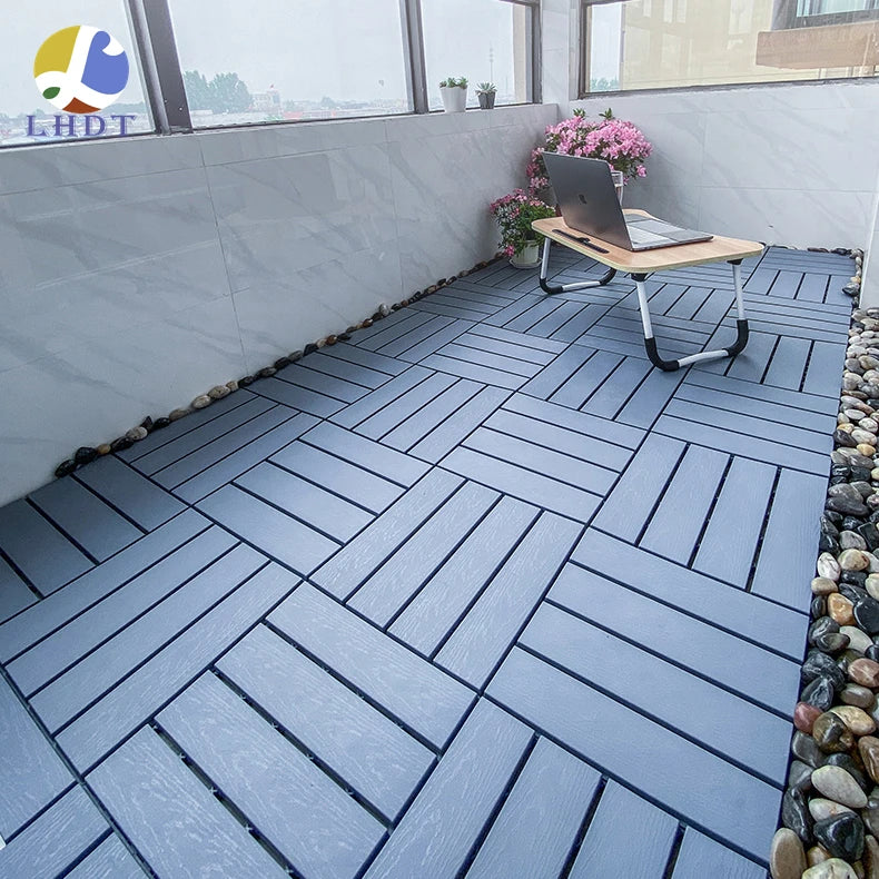 Modern Design Style Outdoor Basketball Court Tiles Waterproof Interlocking Plastic Tiles for Backyard Smooth Basketball Flooring