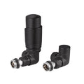 Chrome Connecting Metal Pipes Corner Thermostatic Radiator Valve TRV with CE 1/2"x15MM