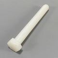 Customized High Quality White Plastic Hex Bolts Full Thread Hex Head Screws and Nuts Set M6 X 25mm Nylon Hex Bolts