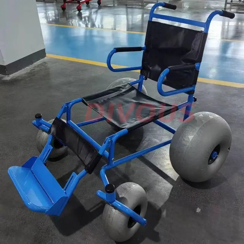 Beach Wheelchair Elderly Disabled Large Tires All Terrain Beach Adult Wheelchair Manual