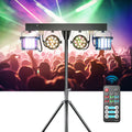 U`King 60W Combination Bracket Lights RGBW LED Beam Effect Stage Par Light DMX Control Stage Light for DJ Disco Wedding Party MegaBDM