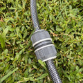 Easy-to-Use ABS Spraying Garden Hose Mender Durable Plastic Water Connector Joint with Soft Comfort TPR 2-Way Garden Irrigation