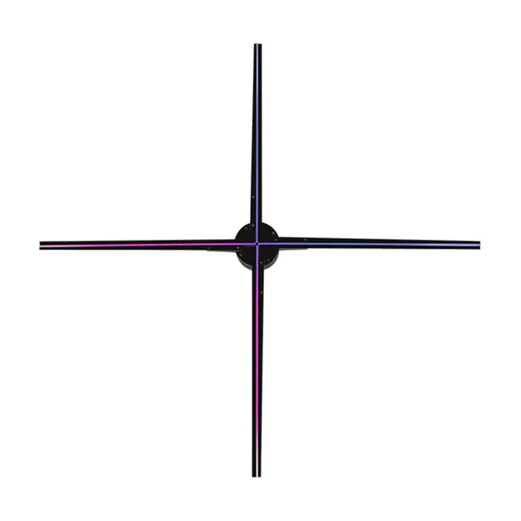 Outdoor  Advertising Machine 3D Holographic LED Display Projector Rotating Hologram Fan