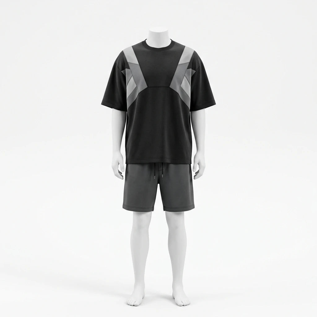 Custom Promotional T Shirt Shorts Set OEM ODM Private Label Clothing Factory MegaBDM