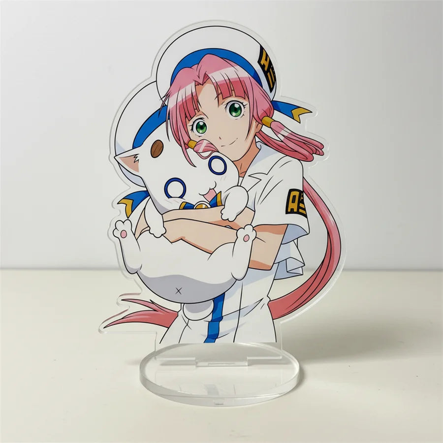 Personalized Hologram Rainbow Acrylic Standee UV Printed Custom Anime Display Stand Acrylic Quicksand Standee
