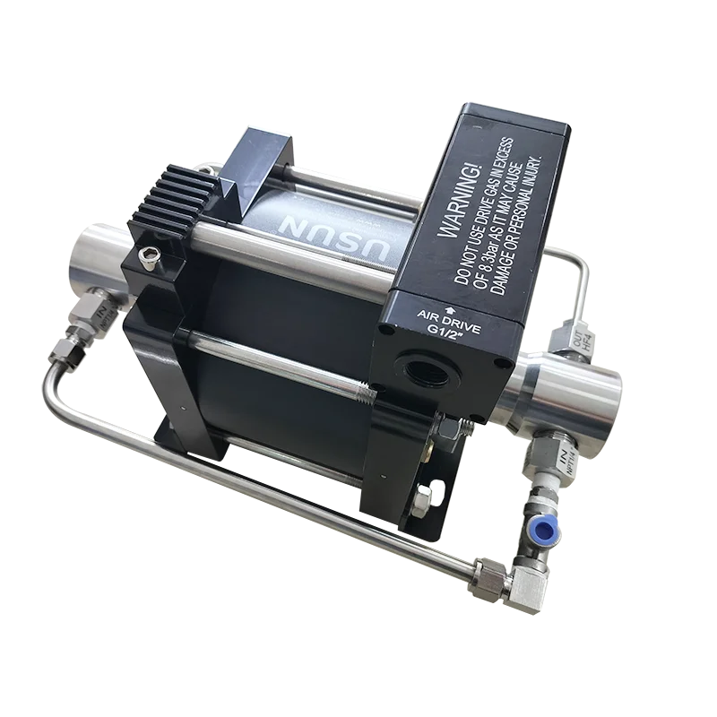 Hot Sale USUN Model:AT300 1000-2000 bar High Pressure Pneumatic Water Jet Cutting Pump for CNC Machine