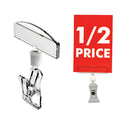 Price Display  Label Price Tag Holder Clear Plastic POP Price Holder Clips