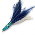 Hot Sale 6inch Bullet Resin Head with Feather and Ostopus Skirt Tuna Feather Trolling Fishing Lure Saltwater Sea Fishing Lure