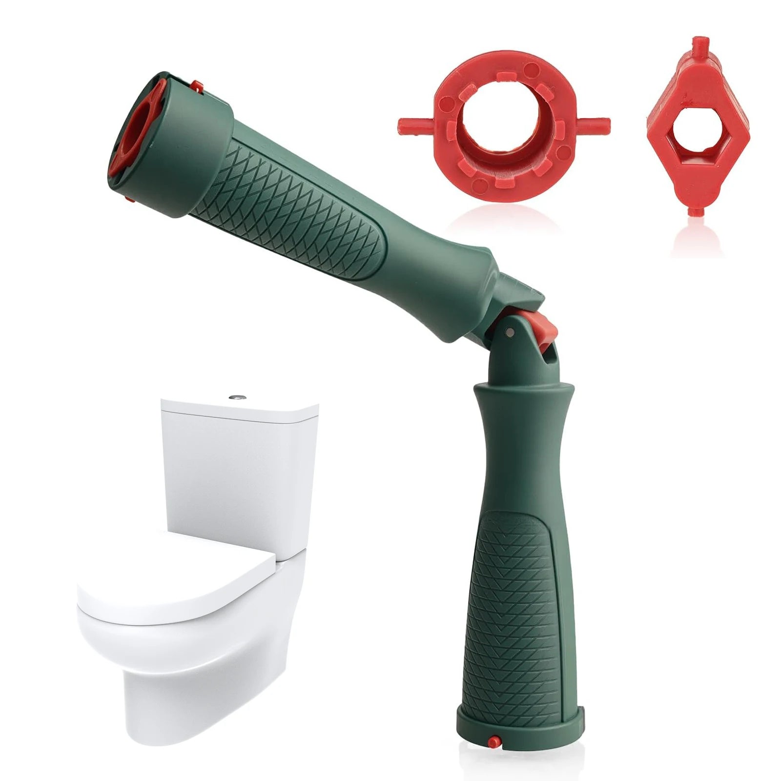 Toilet Seat Wrench Tool Universal Rotation Installation & Repair Kit with Adapter10/13/17mm Bathroom Maintenance Hand Tool
