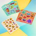 Cute Cartoon Stickers Cordial Cutting Stickers Glossy Transparent Waterproof Kiss Cut Custom Design Custom