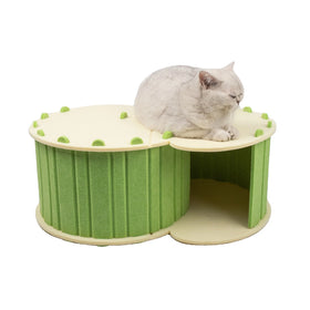 Universal Foldable Double-Layer Vertical Cat Nest Eco-Friendly Felt Removable Portable Storage Solid Cat Bed