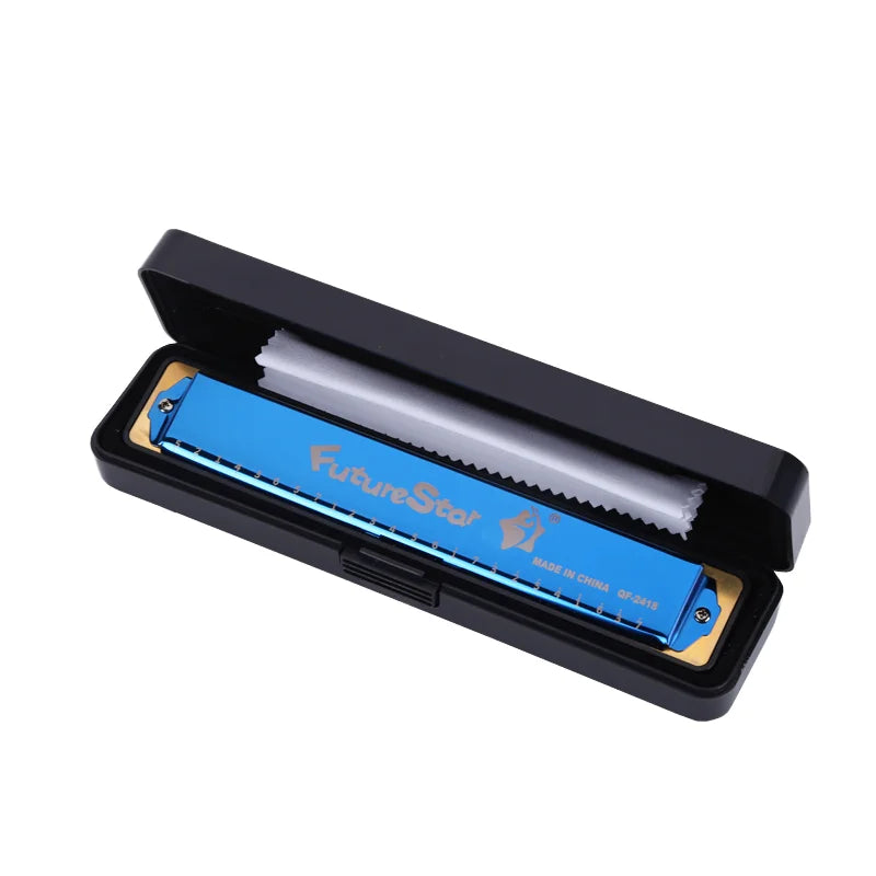 Professional Student 24 Hole C Tone  Harmonica Premium   24 Hole  Harmonica