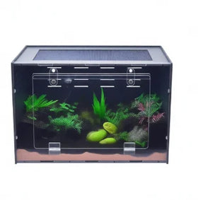 Factory Simple Solid PVC Customizable Pet Rainforest Reptile Habitat for Crested Geckos & Arboreal Frogs Houses Enclosure