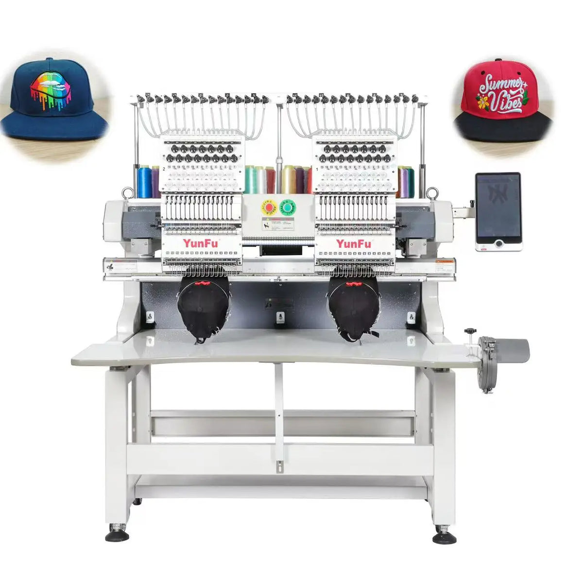 Dahao A15 Pro Automatic Computerized Dual-Head Embroidery Machine 12/15 Needles 1200 RPM MegaBDM