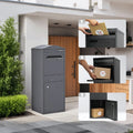 Outdoor Steel Waterproof Free Standing Parcel Delivery Letterbox for Convenient Package Collection