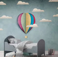 Wallpaper Murals Sky Blue White Red Yellow Non Woven Vinyl Wall Mural Modern for Hotel