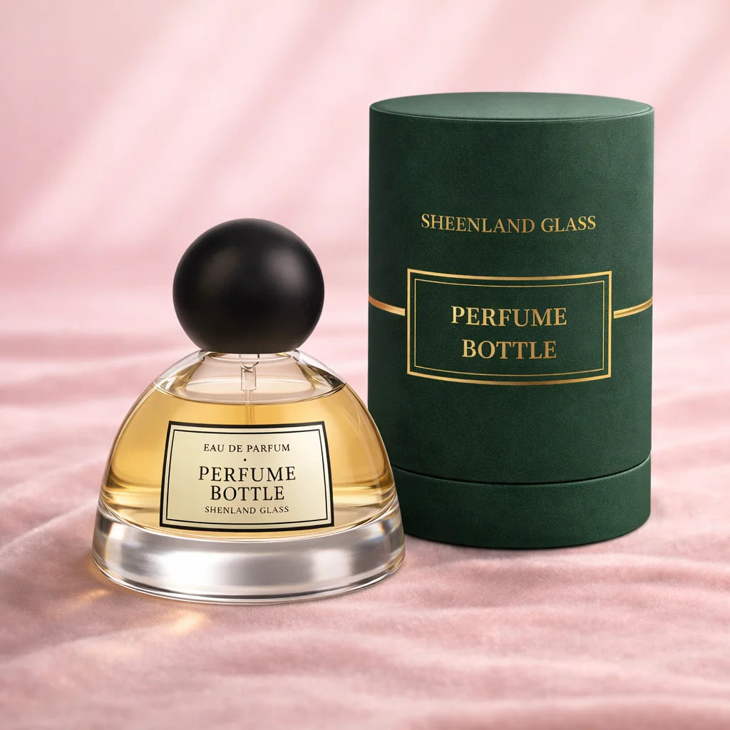 Luxury Empty Transparent Unique Design 30ml Thick Bottom Glass Perfume Spray Bottles in Stock